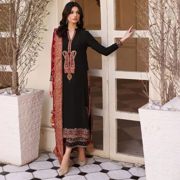 Black designer Partywear kameez with palazzo