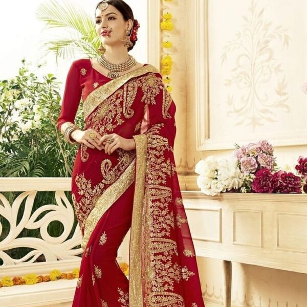 Designer wedding saree