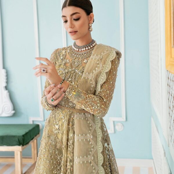 designer peplum with sharara