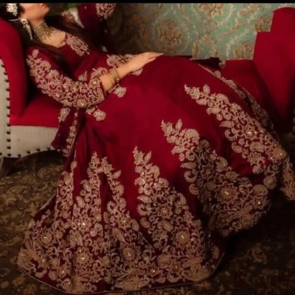 Designer wedding leehnga choli with embroidery