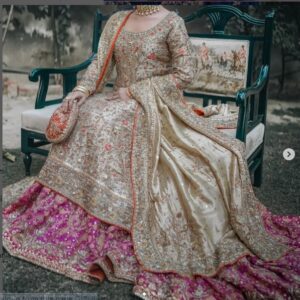 Pink Reception lehenga
