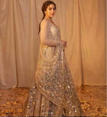 Lehenga with Mirror Work Lehenga with Mirror Work