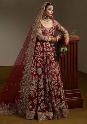 Regal Ruby Bridal Lehenga Luxury Modern Bride Regal Ruby Bridal Lehenga Luxury Modern Bride