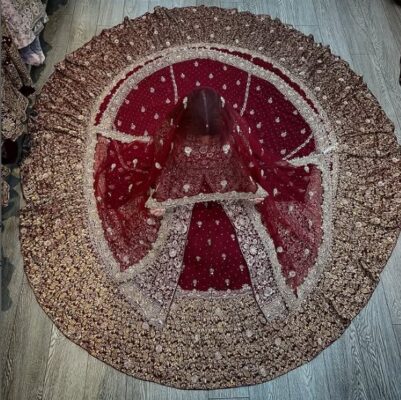 Red Pakistani Bridal Lehenga Red Pakistani Bridal Lehenga