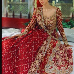 Premium crimson red bridal shade