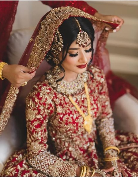 Royal Pakistani Long Bridal Trail 2026 Dress heritage meets regal bride 5 49.2 1