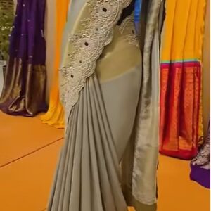 Designer wedding saree