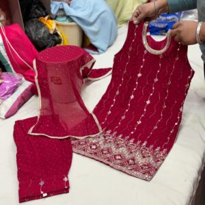 Kids georgette lehenga choli