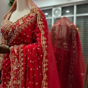 Bridal red saree 2026