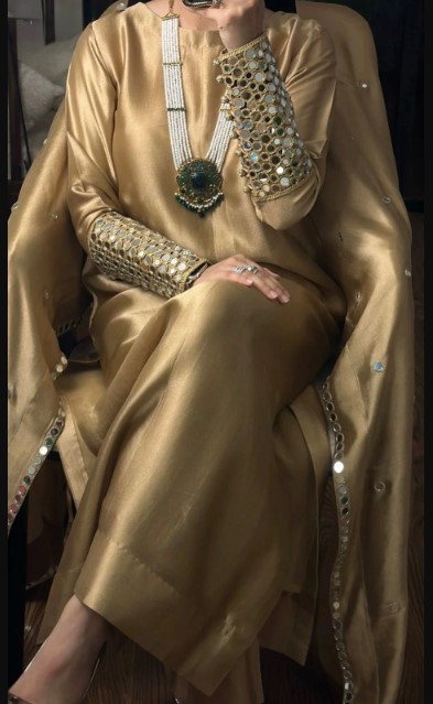 Original Mirror Work Suit in sheesha Silk with Best 2026 Designer Dupatta 2 10.1