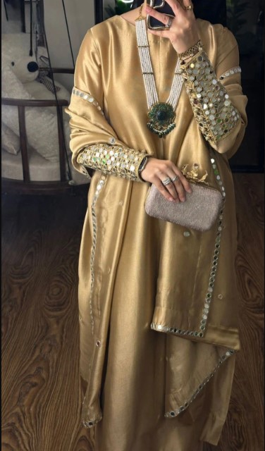 Original Mirror Work Suit in sheesha Silk with Best 2026 Designer Dupatta 3 10.2