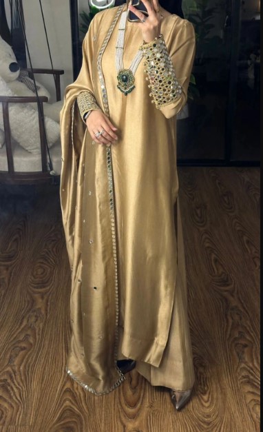 Original Mirror Work Suit in sheesha Silk with Best 2026 Designer Dupatta 6 10