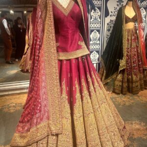 Punjabi Bridal Red Lehenga