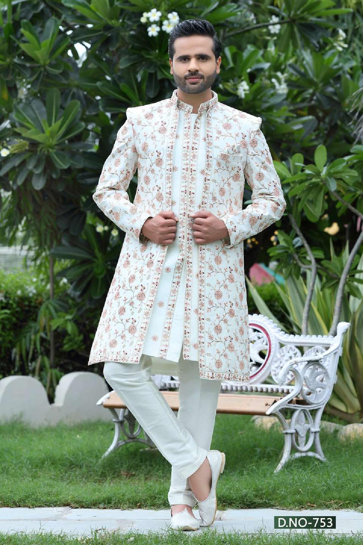 Designer Wedding Groom Sherwani - DN-1642