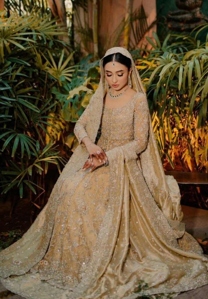 Nude Gold Bridal Lehenga

Pakistani Wedding Outfit