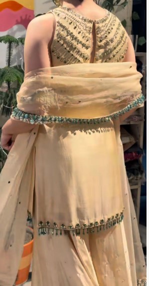 Why Nude Beige Pakistani Suits with Emerald Stones Are Every Woman's Dream Outfit 4 Pakistani Formal Wear
Luxury Ethnic Wear