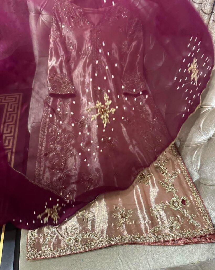 Purple and Gold Shervani for Groom

Royal Pakistani Bridal Sharara 2026