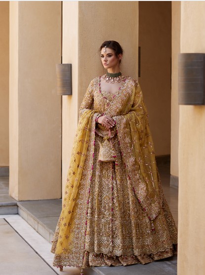 pakistani bridal lehenga