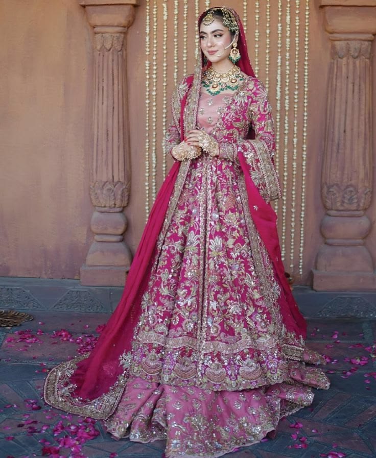 Front Cut Bridal Lehenga