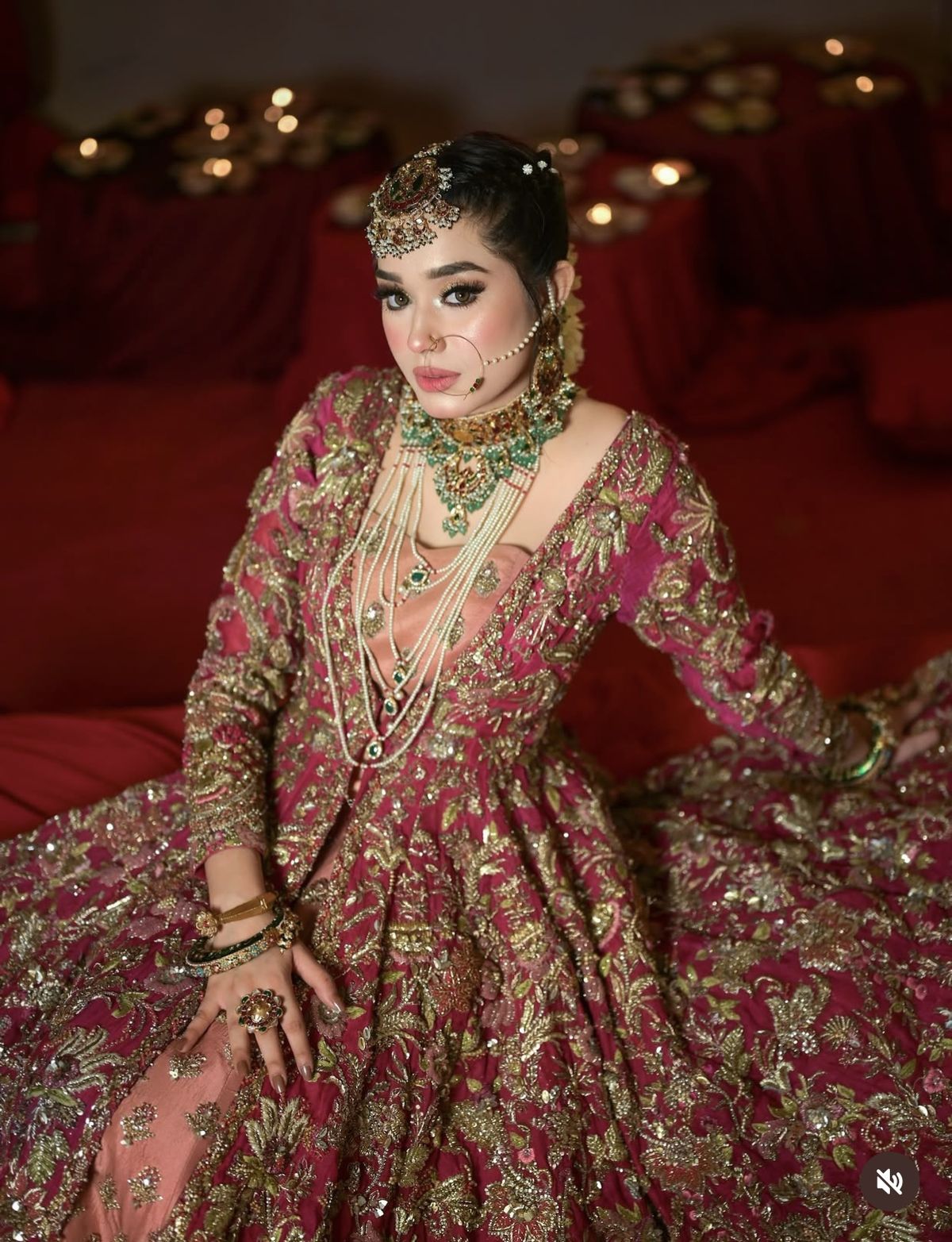 Hot Pink lehenga
