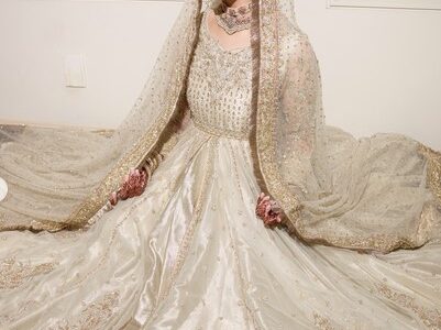 Ivory bridal Lehenga