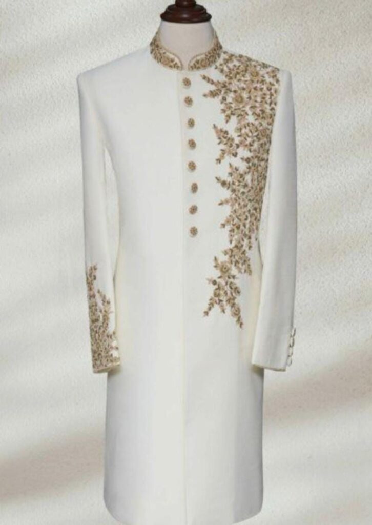 Handmade Sherwani.

Bespoke Sherwani