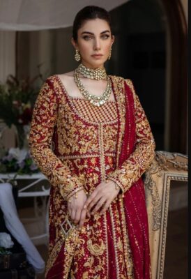 Zardosi embroidered bridal wear Zardosi embroidered bridal wear