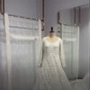 Heavy handwork white ivory bridal dress on premium net fabric