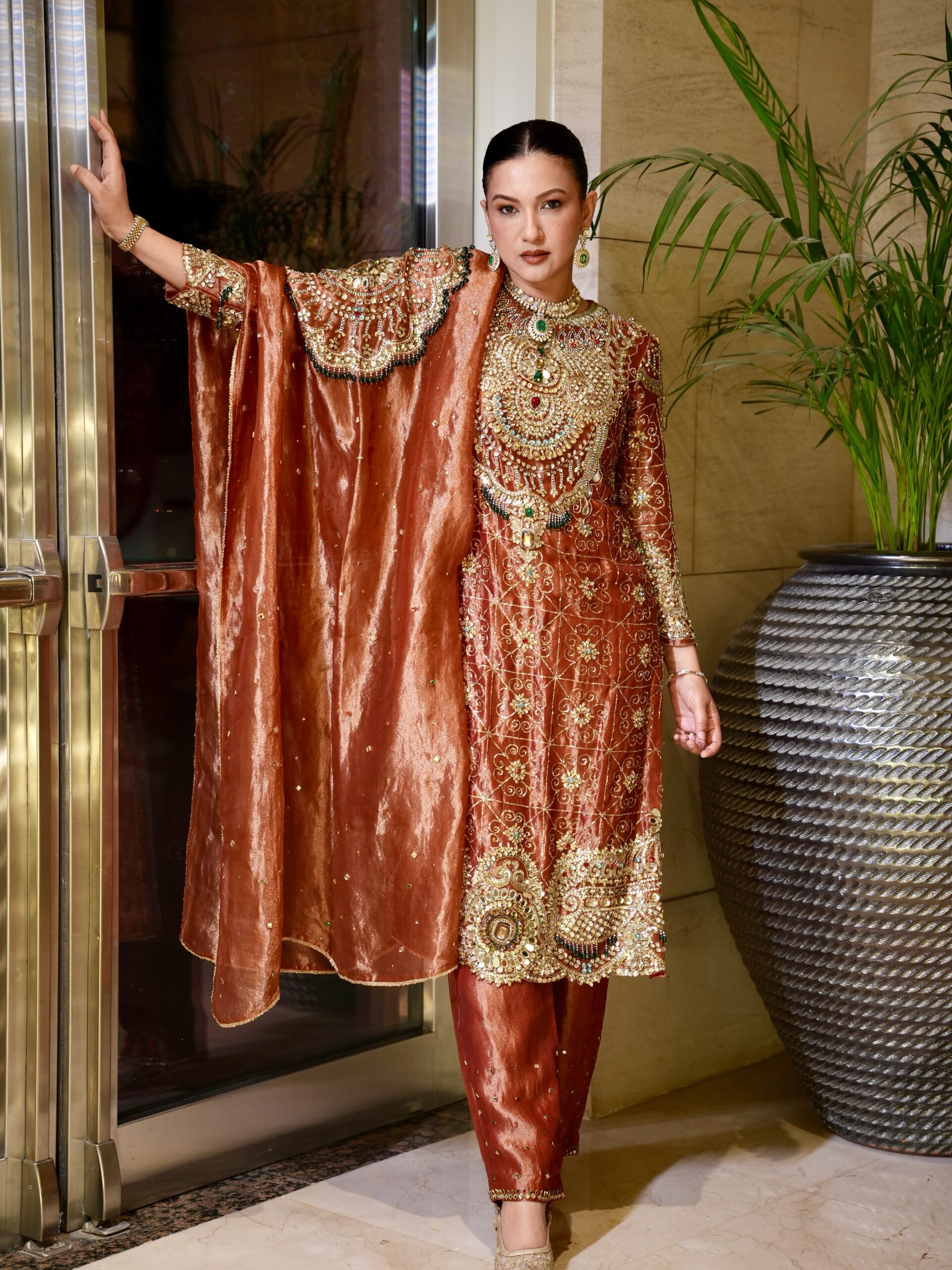 Premium designer ethnic wear Kurta and pants set for women