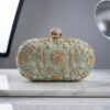 Luxury Zardosi work clutch available in custom colors and styles